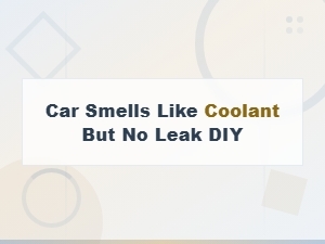 Car Smells Like Coolant but No Leak Diy